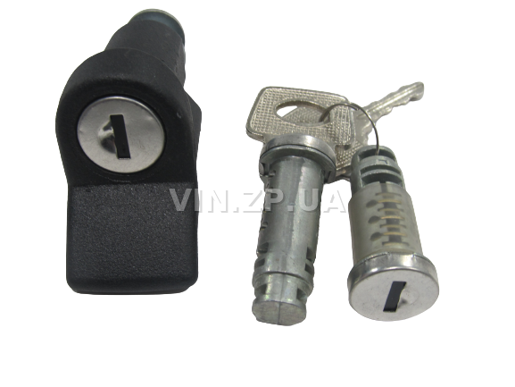 Замок багажника ВАЗ 2115, с личинками, замок 1шт + личинка 2шт + ключ 2шт VORTEX 3