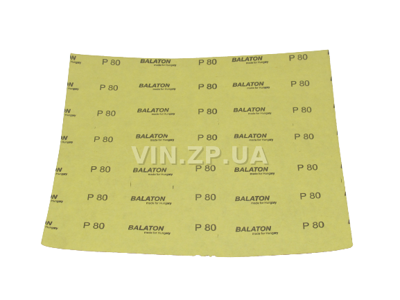 Бумага наждачная водостойкая P80 1шт BALATON зерно 80, 230 х 280 мм 3