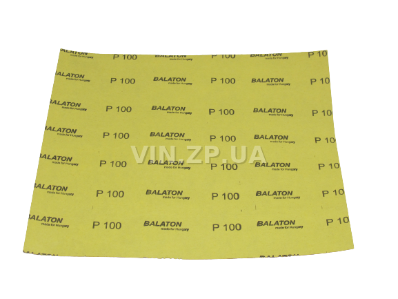 Бумага наждачная водостойкая P100 1шт BALATON зерно 100, 230 х 280 мм 3