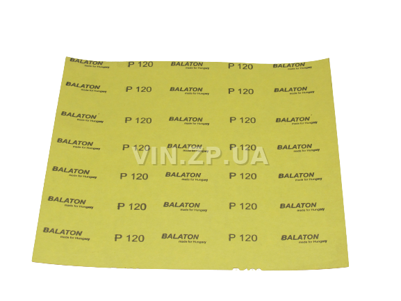 Бумага наждачная водостойкая P120 1шт BALATON зерно 120, 230 х 280 мм 3