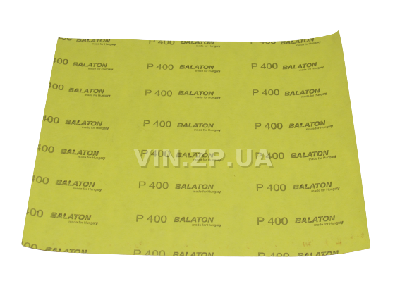 Бумага наждачная водостойкая P400 1шт BALATON зерно 400, 230 х 280 мм 3