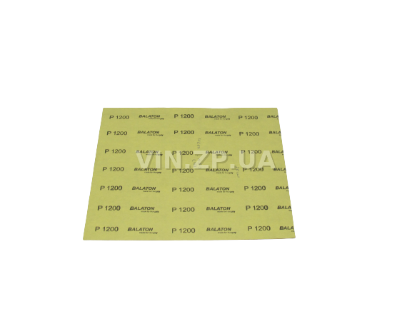 Бумага наждачная водостойкая P1200 1шт BALATON зерно 1200, 230 х 280 мм 3