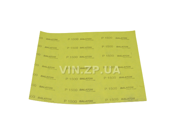 Бумага наждачная водостойкая P1500 1шт BALATON зерно 1500, 230 х 280 мм 3