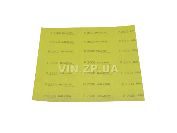 Бумага наждачная водостойкая P2500 1шт BALATON зерно 2500, 230 х 280 мм 3
