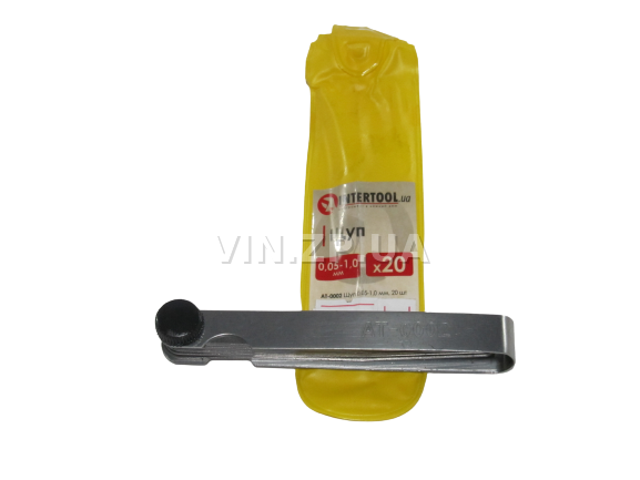 Щуп регулировки клапанов 0,05-1,0 мм INTERTOOL 20 шт 3