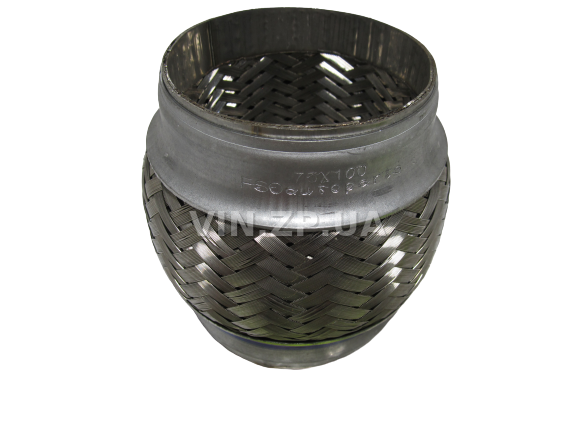 Гофра глушителя и приемной трубы 75 х 100 FSO 3-х слойная 1