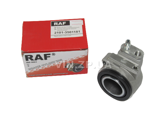 Цилиндр тормозной передний наружный левый суппорт RAF ВАЗ 2101, 2102, 2103, 2104, 2105, 2106, 2107 1