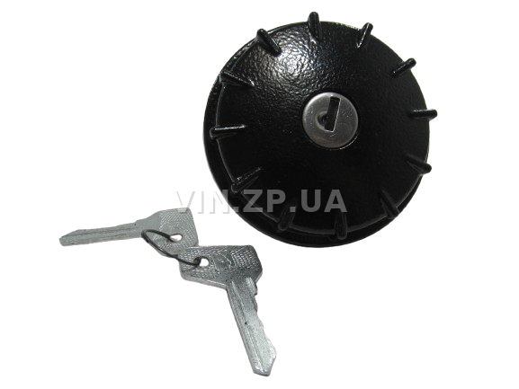 Крышка бензобака Таврия 1102-05, ВАЗ 2101, 2103, 2104, 2105, 2106, 2107, 2121, 21213, 21214, с ключами, металлическая ЦАМ (59036)