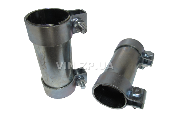 Хомут коннектор глушителя 42-45 мм СпецКомплект муфта длина 125 мм 1