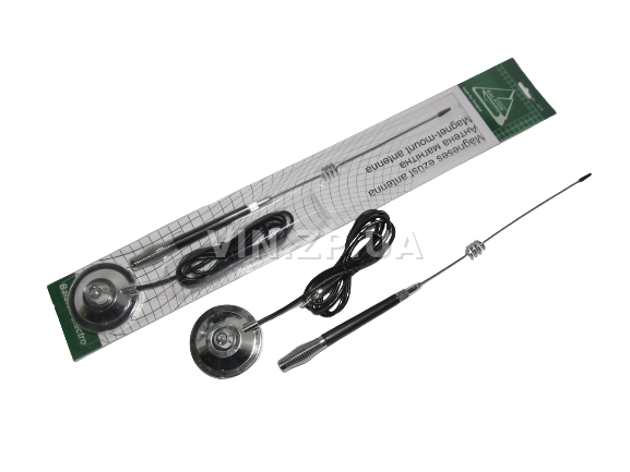 Антенна на магните BALATON универсальная 500мм на крышу хром BL-827S 1