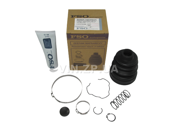 Пыльник ШРУС Таврия 1102, 1103, 1105, внутренний старого образца под 3-х шип, ремкомплект со смазкой и хомутами FSO (59138) 2