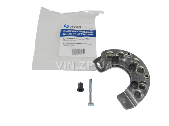 Диодный мост ГАЗ 402 дв., Москвич 412 АТЭК генератора 1641.3701-03, 70А, 402-3701010 2