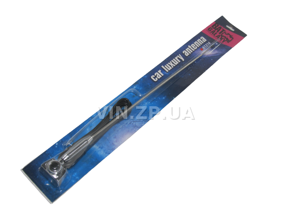 Антенна на водосток VITOL телескопическая хром 430-730мм универсальная 61214 1