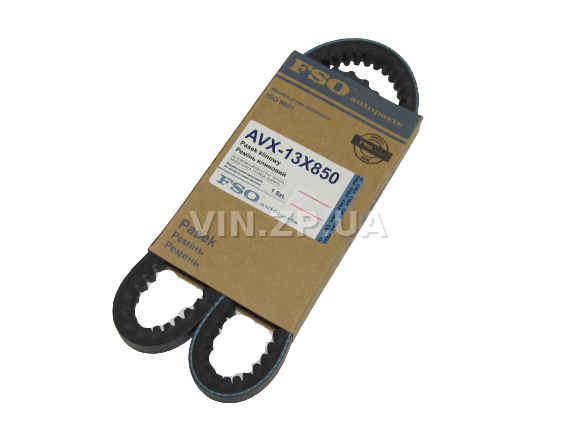 Ремень кондиционера FSO Ланос 1.5, 1.6, Сенс 1.4, 13 х 850мм OEM 96486814 (59411)