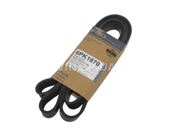 Ремень генератора FSO Авео 1.4-1.5-1.6, Лачетти 1.6 SE 1.8 CDX, 6PK1870, OEM 96183108 1