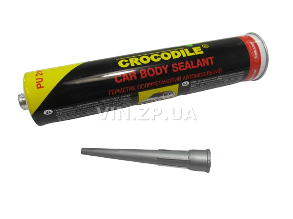 Герметик для швов 310мл CROCODILE полиуретановый серый, под пистолет (59521)