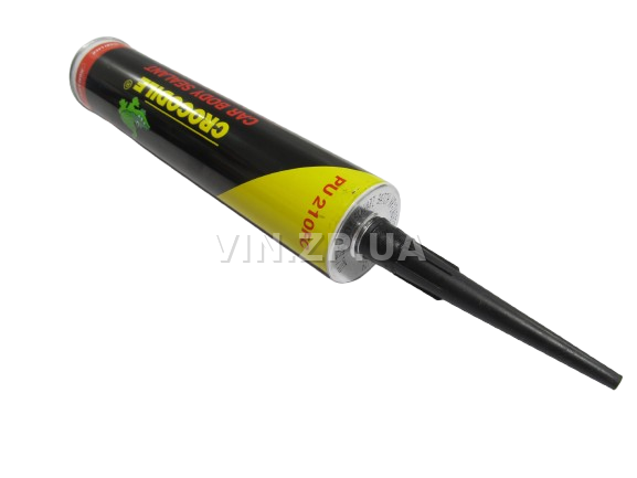 Герметик для швов 310мл CROCODILE полиуретановый чёрный, под пистолет (59522) 4