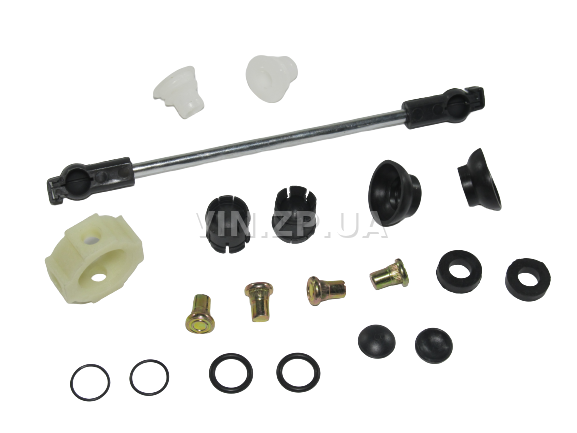 Ремкомплект кулисы FSO Сенс, к-кт-7 втулок + 8 резинок + 4 пальца + тяга 13