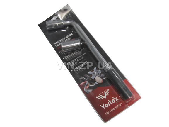 Ключ колёсный балонный 19 х 17мм, 23 х 21мм VORTEX телескопический 1