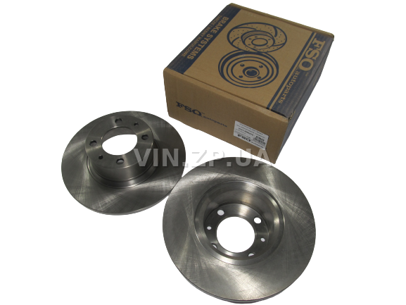 Диск тормозной ВАЗ 2101, 2102, 2103, 2104, 2105, 2106, 2107 FSO передний, к-кт 2шт 1