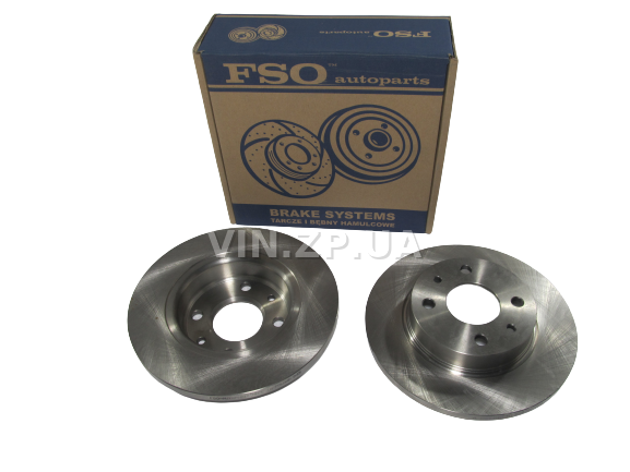 Диск тормозной FSO ВАЗ 2108-21099, 2110-2112, 2113-2115, 13" передний, к-кт 2шт 1