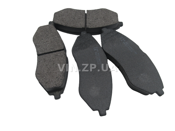 Колодки тормозные передние LSA Авео 1.4, 1.5, 1.6, комплект 4шт, 96534653 2