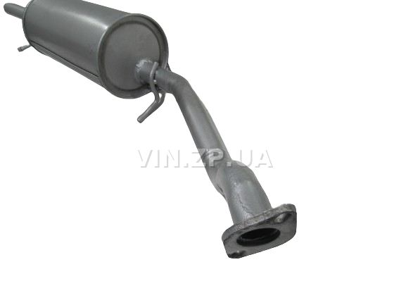 Глушитель Ланос, Сенс, 1.3-1.6i седан, под фланец ТЕКС с кронштейном для усиления трубы, круглый 96182257 (59816) 2