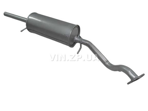 Глушитель Ланос, Сенс, 1.3-1.6i седан, под фланец ТЕКС с кронштейном для усиления трубы, круглый 96182257 (59816)