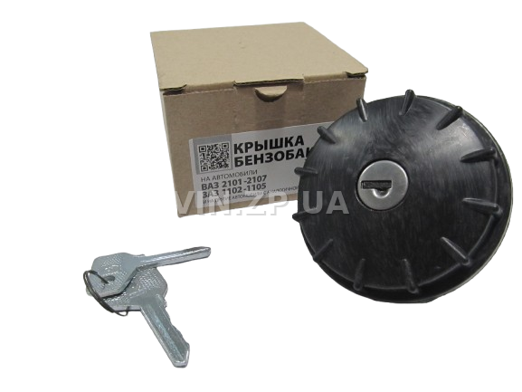 Крышка бензобака Таврия 1102-05, ВАЗ 2101, 2103, 2104, 2105, 2106, 2107, 2121, 21213, 21214, с ключами, металлическая VRN (59829) 4