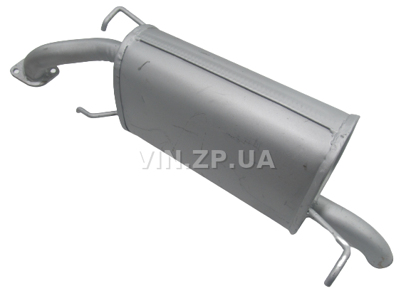 Глушитель Авео 1.4, 1.5, 1.6 хетчбек с 2002г, ЗАЗ Вида хетчбек ВСК треугольний OEM 96536892 1