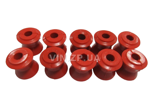 Втулки реактивных тяг штанг ВАЗ 2121, 21213, 21214, 2123 RAF к-кт 10шт, полиуретан 2121-2919042 2