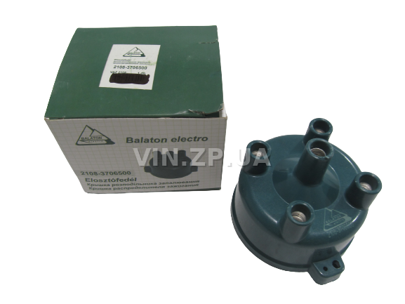 Крышка распределителя зажигания трамблера ВАЗ 2108, 2109, 21099, Таврия 1102, 1103,1105, (40.3706) BALATON 1