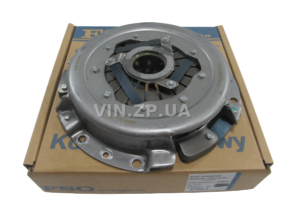 Корзина сцепления FSO ВАЗ 2101, 2102, 2103, 2104, 2105, 2106, 2107, 2121, 21213, 2131, 2120, диск нажимной, с пауком 1