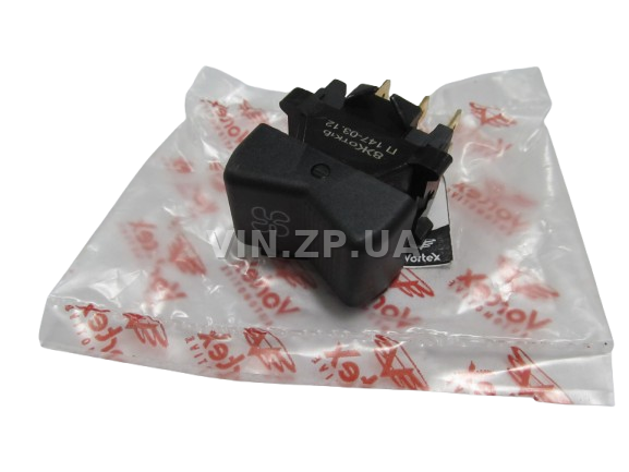 Выключатель оборотов печки ВАЗ 2104, 2105, 2107, ГАЗ, УАЗ VORTEX 3 положения, 6 контактов (147-06.12) (59960) 4