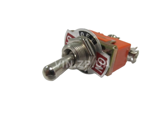 Выключатель тумблер универсальный VORTEX 12-В, 3 положения, 3 контакта, клемми под винты (59970)