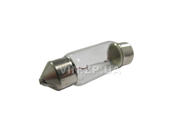Лампа 12V C5W, цоколь SV8.5 (11х35mm) BALATON салон багажник номерной знак, белая, 5 Вт (60153)