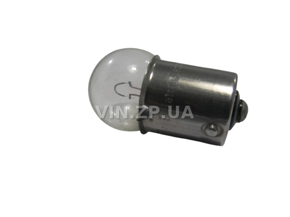 Лампа 12V R10W, цоколь BA15S BALATON габариты, 1 контактная белая, 10 Вт (60155)