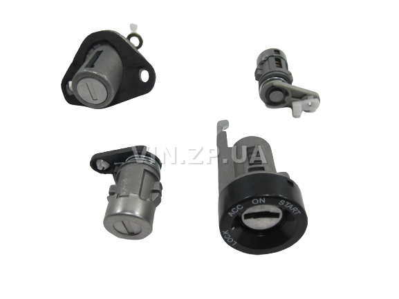 Замок зажигания Ланос, Сенс, с личинками  дверей и багажника, к-кт с ключами ОЕМ 96213542 EuroEx 2