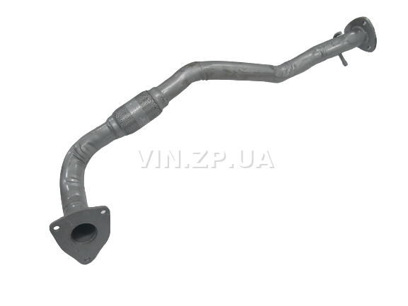 Труба приемная Ланос 1.5, Сенс 1.5, седан, хетчбэк ТЕКС с гофрой OEM 96352212 (60167)
