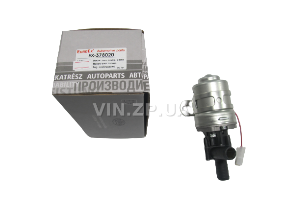 Насос отопителя салона 18мм EuroEx ГАЗ, ГАЗель, Соболь 2705, 2217, УАЗ, диаметр штуцера 18 мм, циркуляционный электронасос, 1
