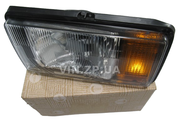 Фара ВАЗ 2104, 2105, 2107 ESER левая, желтый поворот, рисунок ''освар'' 4