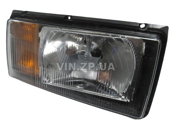 Фара ВАЗ 2104, 2105, 2107 ESER левая, желтый поворот, рисунок ''освар'' 1