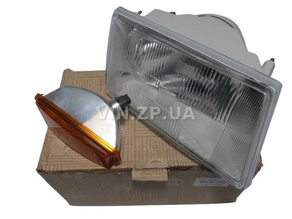 Фара ВАЗ 2108, 2109, 21099 ESER правая, жёлтый поворот, рисунок ''освар' 6