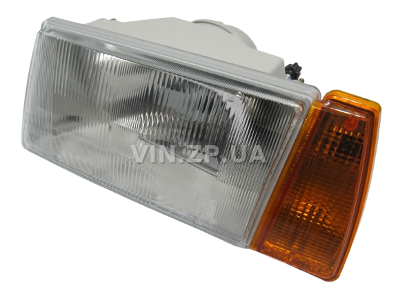 Фара ВАЗ 2108, 2109, 21099 ESER левая, жёлтый поворот, рисунок ''освар'' 1