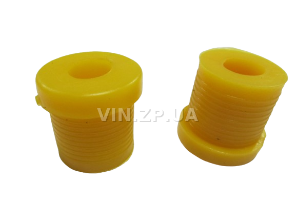 Втулки рессоры Москвич 412, 2140 AWEL комплект 12шт, полиуретан жолтые 2