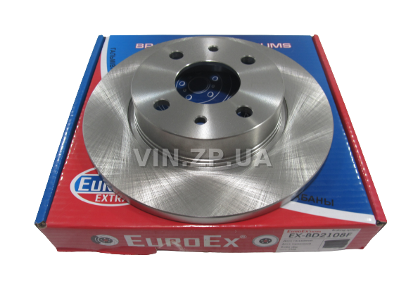 Диск тормозной EuroEx ВАЗ 2108-21099, 2110-2112, 2113-2115, 13" передний 1