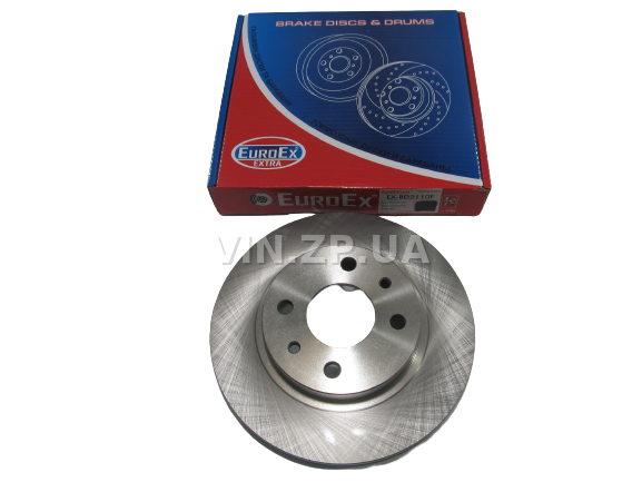 Диск тормозной EuroEx ВАЗ 2110-2112, 1117-1119, 13" передний, вент. 1