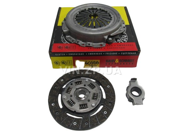 Комплект сцепления ВАЗ 2108, 2109, 21099, 2113, 2114, 2115, корзина, диск, подшипник HAHN & SHMIDT 1