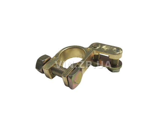 Клеммы аккумулятора ELEGANT легковые авто, цинк с латунным покрытием, комплект 2шт 4