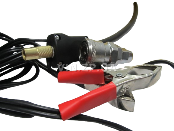 Компрессор автомобильный ELEGANT 300 Вт, 2-поршня ,10 Атм, 90 л/мин, зажимы на АКБ, спиральный.шланг до 7.5м, провод 3м 3